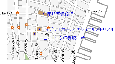 ウォール街周辺地図